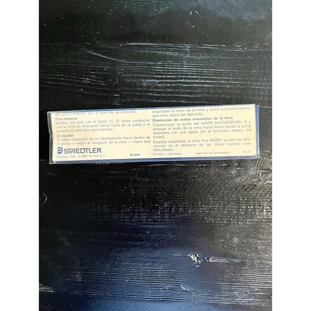 4 Staedtler 0.5 & 0.7 Mechanical Micro Pencils (1) 77210 (1) 772 15N (2) 775 07